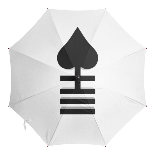 Заказать зонт в Москве. Зонт-трость с деревянной ручкой The Reaper`s Mirth от GeekFox  - готовые дизайны и нанесение принтов.