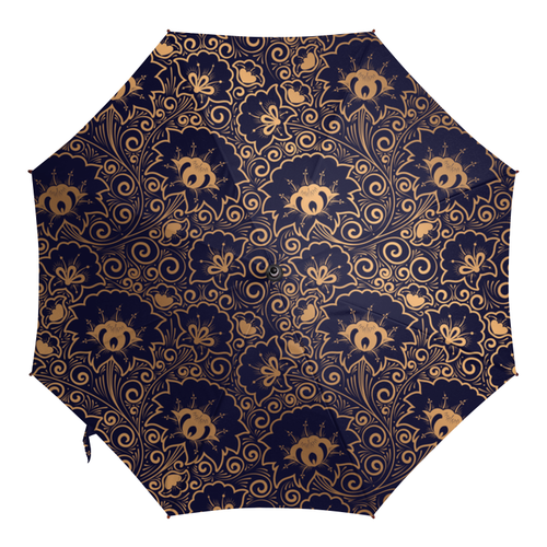 Заказать зонт в Москве. Зонт-трость с деревянной ручкой Дивные узоры от Ирина - готовые дизайны и нанесение принтов.