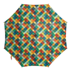 Заказать зонт в Москве. Зонт-трость с деревянной ручкой Разноцветная абстракция от BeliySlon - готовые дизайны и нанесение принтов.