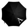Заказать зонт в Москве. Зонт-трость с деревянной ручкой Монограмма от monopolist - готовые дизайны и нанесение принтов.