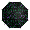 Заказать зонт в Москве. Зонт-трость с деревянной ручкой Колокольчики от valezar - готовые дизайны и нанесение принтов.