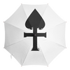 Заказать зонт в Москве. Зонт-трость с деревянной ручкой The Midnight Sorrow от GeekFox  - готовые дизайны и нанесение принтов.