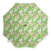 Заказать зонт в Москве. Зонт-трость с деревянной ручкой Розовый Фламинго от Дана Столыпина - готовые дизайны и нанесение принтов.