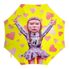 Заказать зонт в Москве. Зонт-трость с деревянной ручкой Грета любит вас от multikot - готовые дизайны и нанесение принтов.