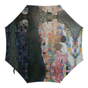 Заказать зонт в Москве. Зонт-трость с деревянной ручкой Смерть и жизнь (Густав Климт) от trend - готовые дизайны и нанесение принтов.