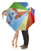 Заказать зонт в Москве. Зонт-трость с деревянной ручкой Rainbow Dash Color Line от shadow_dash - готовые дизайны и нанесение принтов.