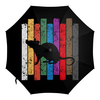 Заказать зонт в Москве. Зонт-трость с деревянной ручкой Крыса от skynatural - готовые дизайны и нанесение принтов.