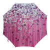 Заказать зонт в Москве. Зонт-трость с деревянной ручкой Розовое настроение от d_ari.design@mail.ru - готовые дизайны и нанесение принтов.