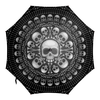 Заказать зонт в Москве. Зонт-трость с деревянной ручкой Show Skull от balden - готовые дизайны и нанесение принтов.