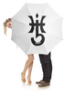 Заказать зонт в Москве. Зонт-трость с деревянной ручкой The Shattered Mirage от GeekFox  - готовые дизайны и нанесение принтов.