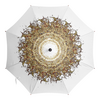 Заказать зонт в Москве. Зонт-трость с деревянной ручкой Зонтомандала от Denis Suhonosov - готовые дизайны и нанесение принтов.