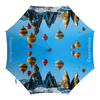Заказать зонт в Москве. Зонт-трость с деревянной ручкой Cappadocia от balden - готовые дизайны и нанесение принтов.