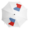 Заказать зонт в Москве. Зонт-трость с деревянной ручкой за наших от сергей  - готовые дизайны и нанесение принтов.