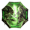 Заказать зонт в Москве. Зонт-трость с деревянной ручкой Alien vs Predator от balden - готовые дизайны и нанесение принтов.