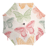 Заказать зонт в Москве. Зонт-трость с деревянной ручкой Бабочки от BeliySlon - готовые дизайны и нанесение принтов.