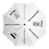 Заказать зонт в Москве. Зонт-трость с деревянной ручкой Зонт белый мозг от Anna - готовые дизайны и нанесение принтов.
