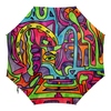 Заказать зонт в Москве. Зонт-трость с деревянной ручкой FP`PF-O[]80 от Vadim Koval - готовые дизайны и нанесение принтов.