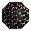 Заказать зонт в Москве. Зонт-трость с деревянной ручкой Бутылочки с различными ведьминскими зельями от IrinkaArt  - готовые дизайны и нанесение принтов.