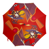 Заказать зонт в Москве. Зонт-трость с деревянной ручкой Мегумин. KonoSuba от geekbox - готовые дизайны и нанесение принтов.