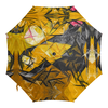 Заказать зонт в Москве. Зонт-трость с деревянной ручкой Кошки (Розовое, черное и желтое) от trend - готовые дизайны и нанесение принтов.