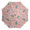 Заказать зонт в Москве. Зонт-трость с деревянной ручкой НЕЗАБУДКИ НА РОЗОВОМ от ELENA ZHARINOVA - готовые дизайны и нанесение принтов.