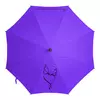 Заказать зонт в Москве. Зонт-трость с деревянной ручкой Эффект бабочки от Maruska  - готовые дизайны и нанесение принтов.