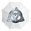 Заказать зонт в Москве. Зонт-трость с деревянной ручкой Трилистник от GeekFox  - готовые дизайны и нанесение принтов.