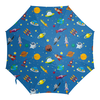 Заказать зонт в Москве. Зонт-трость с деревянной ручкой Веселый космос от The Spaceway  - готовые дизайны и нанесение принтов.