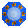 Заказать зонт в Москве. Зонт-трость с деревянной ручкой Кленовые листья от vipe - готовые дизайны и нанесение принтов.