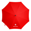 Заказать зонт в Москве. Зонт-трость с деревянной ручкой Логотип Москвы от Андрей Саенко - готовые дизайны и нанесение принтов.