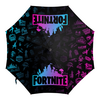 Заказать зонт в Москве. Зонт-трость с деревянной ручкой FORTNITE от geekbox - готовые дизайны и нанесение принтов.