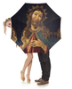 Заказать зонт в Москве. Зонт-трость с деревянной ручкой Христос в терновом венце (Боттичелли) от trend - готовые дизайны и нанесение принтов.