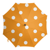 Заказать зонт в Москве. Зонт-трость с деревянной ручкой Оранжевый горошек от BeliySlon - готовые дизайны и нанесение принтов.