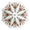 Заказать зонт в Москве. Зонт-трость с деревянной ручкой  Жираф в маске от Stil na yarkosti - готовые дизайны и нанесение принтов.