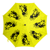 Заказать зонт в Москве. Зонт-трость с деревянной ручкой Кокопелли от Soluvel  - готовые дизайны и нанесение принтов.