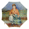 Заказать зонт в Москве. Зонт-трость с деревянной ручкой Алжирская девушка (картина Ренуара) от trend - готовые дизайны и нанесение принтов.