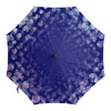 Заказать зонт в Москве. Зонт-трость с деревянной ручкой Сердечки на синем фоне от Stil na yarkosti - готовые дизайны и нанесение принтов.