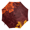 Заказать зонт в Москве. Зонт-трость с деревянной ручкой Цветочный от BeliySlon - готовые дизайны и нанесение принтов.