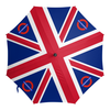 Заказать зонт в Москве. Зонт-трость с деревянной ручкой British Flag (underground) от balden - готовые дизайны и нанесение принтов.