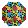 Заказать зонт в Москве. Зонт-трость с деревянной ручкой Цветная абстракция от IrinkaArt  - готовые дизайны и нанесение принтов.