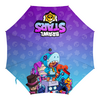 Заказать зонт в Москве. Зонт-трость с деревянной ручкой BRAWL STARS от geekbox - готовые дизайны и нанесение принтов.