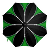Заказать зонт в Москве. Зонт-трость с деревянной ручкой Зеленая чешуя от IrinkaArt  - готовые дизайны и нанесение принтов.