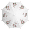 Заказать зонт в Москве. Зонт-трость с деревянной ручкой Акварельные розы от aqua  - готовые дизайны и нанесение принтов.