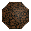 Заказать зонт в Москве. Зонт-трость с деревянной ручкой Кофейный от BeliySlon - готовые дизайны и нанесение принтов.