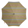 Заказать зонт в Москве. Зонт-трость с деревянной ручкой Разноцветный геометрический орнамент от valezar - готовые дизайны и нанесение принтов.