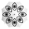 Заказать зонт в Москве. Зонт-трость с деревянной ручкой Бездомный бог (Маска с глазом) от GeekFox  - готовые дизайны и нанесение принтов.