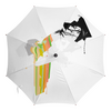 Заказать зонт в Москве. Зонт-трость с деревянной ручкой Серия: Riddle look от Andriy Agarkov - готовые дизайны и нанесение принтов.