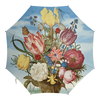 Заказать зонт в Москве. Зонт-трость с деревянной ручкой Букет цветов на полке (Амброзиус Босхарт) от trend - готовые дизайны и нанесение принтов.
