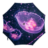 Заказать зонт в Москве. Зонт-трость с деревянной ручкой Jellyfish от Дана Столыпина - готовые дизайны и нанесение принтов.