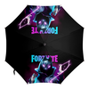 Заказать зонт в Москве. Зонт-трость с деревянной ручкой FORTNITE от geekbox - готовые дизайны и нанесение принтов.